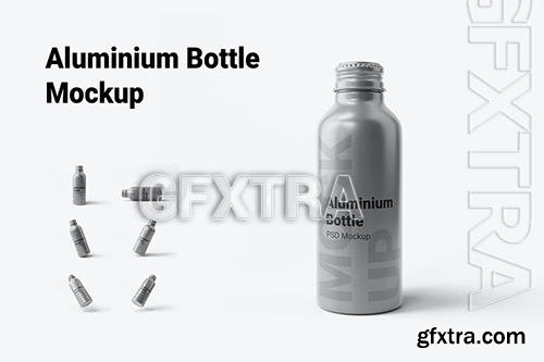 Aluminium Bottle Mockup R84KJZC