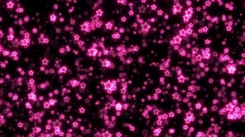 Videohive - pink stars animation - 36264689 - 36264689