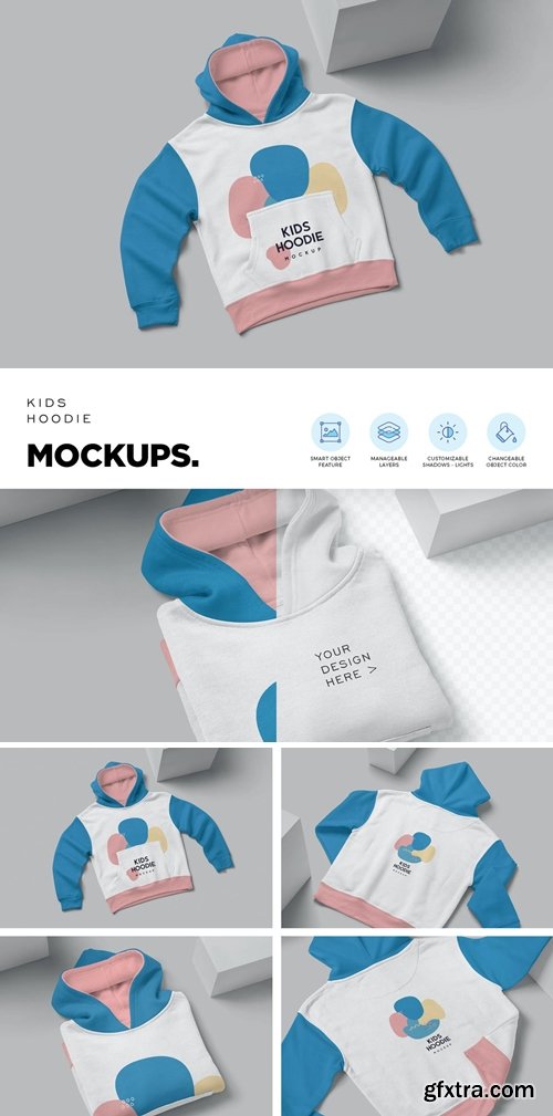 Kids Hoodie Mockups