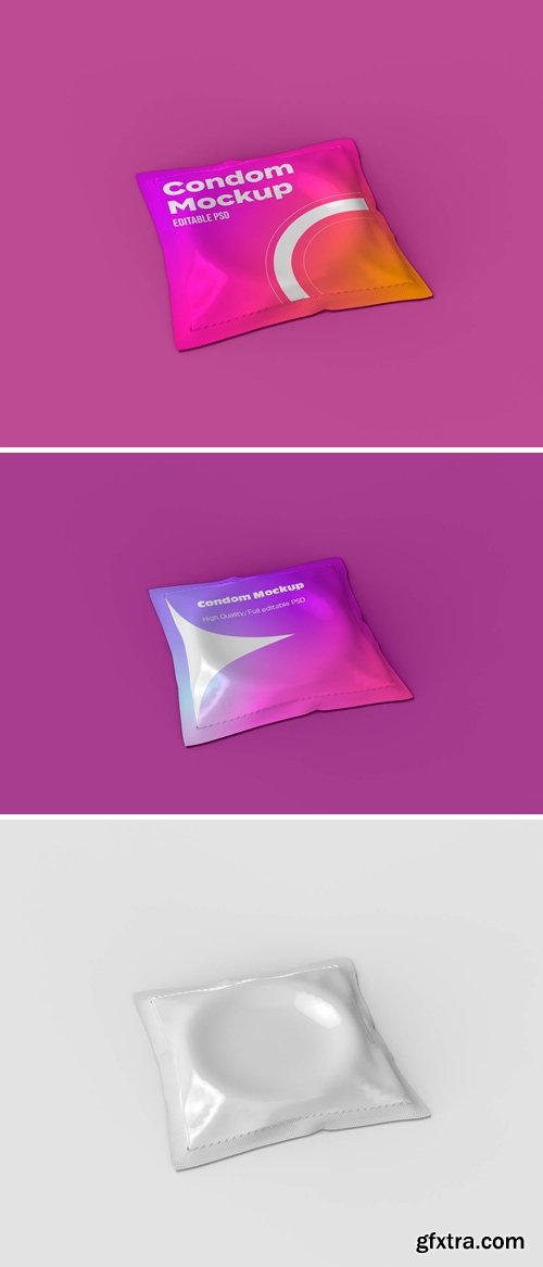 Condom Mockup