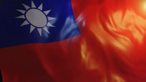 Videohive - Taiwan Flag - 36263007 - 36263007