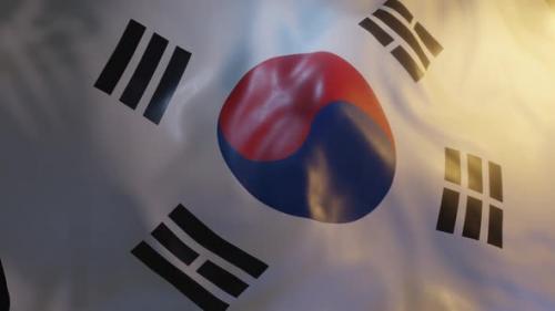 Videohive - South Korea Flag - 36263115 - 36263115