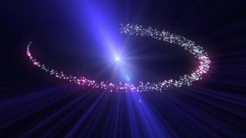 Videohive - Glitter Ring Moving Background For Space - 36264740 - 36264740