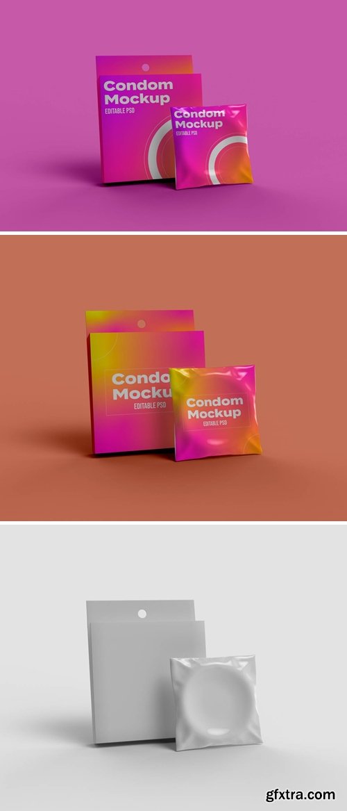 Condom Mockup