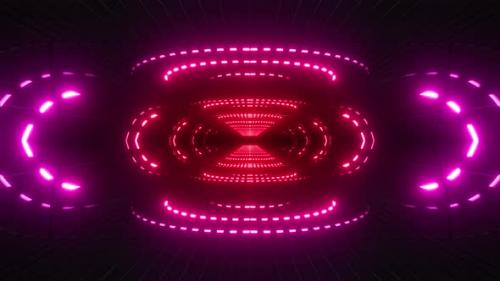 Videohive - 4k Colored Circle Led Loop 4 - 36271087 - 36271087