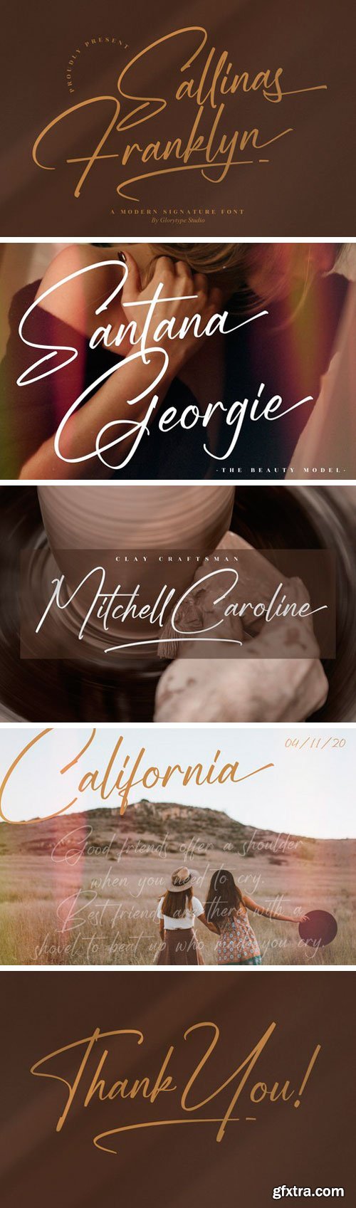 Sallinas Franklyn Script Font