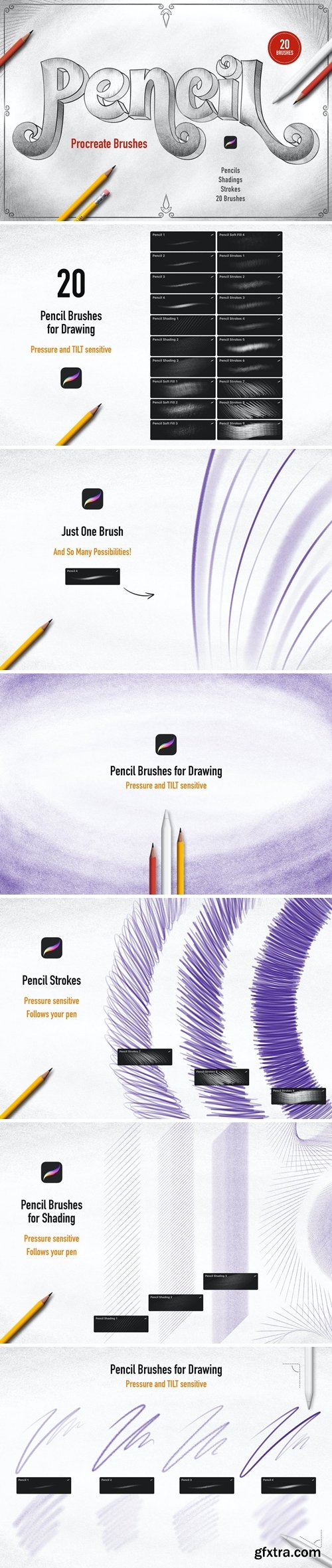 Pencils Procreate Brushes