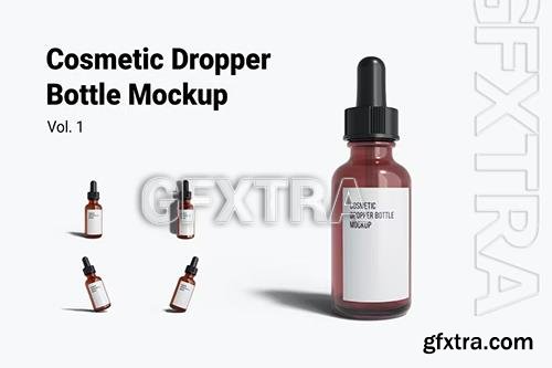 Cosmetic Dropper Bottle Mockup Vol.1 42BNW7G