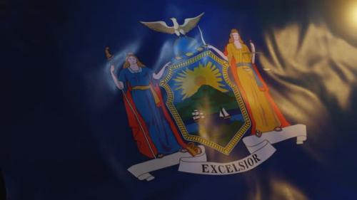 Videohive - New York State Flag - 36277458 - 36277458