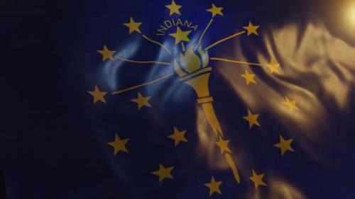 Videohive - Indiana State Flag - 36277460 - 36277460