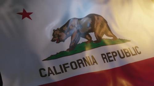 Videohive - California State Flag - 36277475 - 36277475