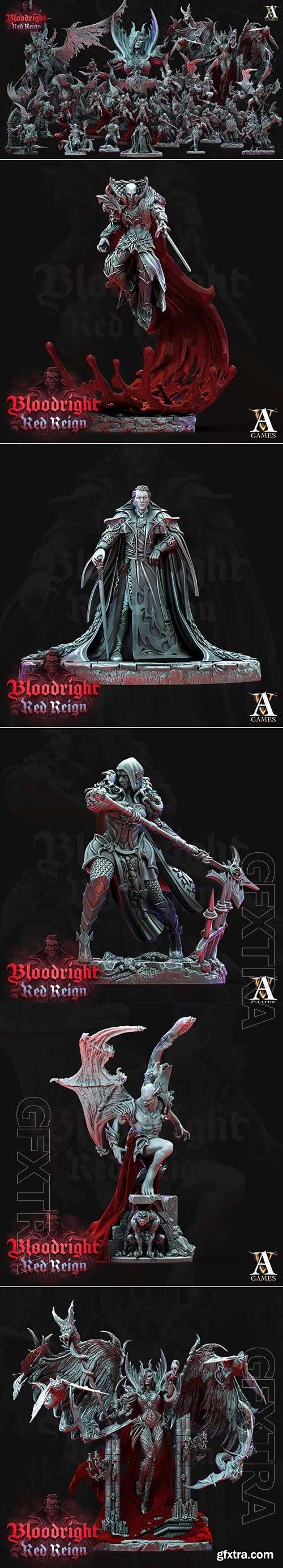 3D Print Models Bloodright Red Reign Set