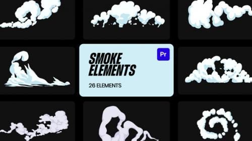 Videohive - Smoke Cartoon VFX for Premiere Pro - 36267005 - 36267005