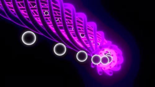 Videohive - Balls are moving in spiral - 36277961 - 36277961