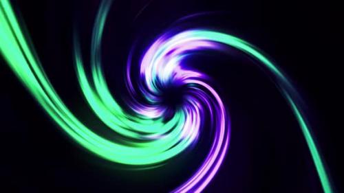 Videohive - Neon funnel with colorful twisting rays, seamless loop - 36277964 - 36277964