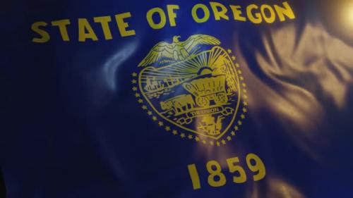 Videohive - Oregon State Flag - 36277465 - 36277465