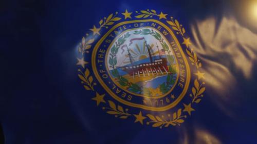 Videohive - New Hampshire State Flag - 36277471 - 36277471