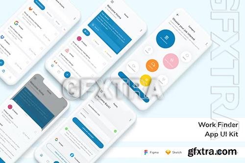 Work Finder App UI Kit S9NC474