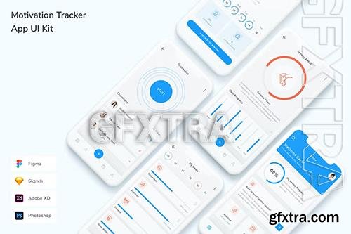 Motivation Tracker App UI Kit 9B9D7L5