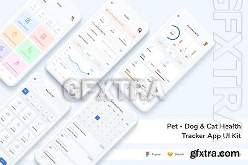 Pet - Dog & Cat Health Tracker App UI Kit 4RTHB49