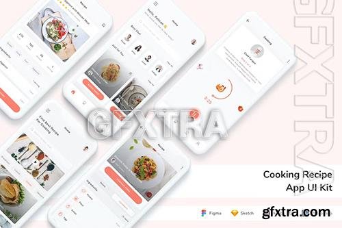 Cooking Recipe App UI Kit F2W4ZAN