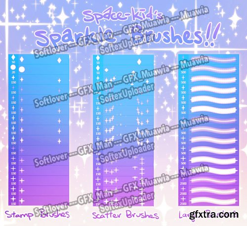 45 Sparkle Photoshop Brushes