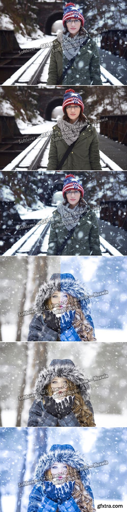 5 Realistic Snow Photoshop Actions & Effects + Tutorial