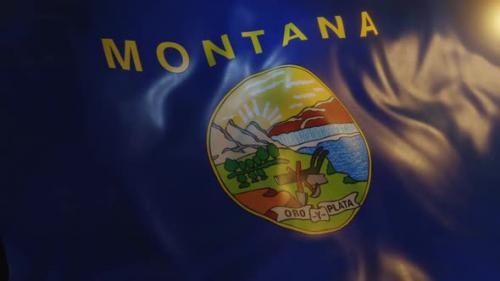 Videohive - Montana State Flag - 36272433 - 36272433