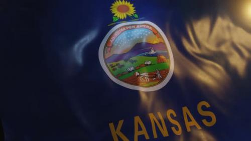 Videohive - Kansas State Flag - 36272441 - 36272441