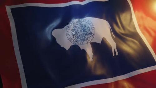 Videohive - Wyoming State Flag - 36276721 - 36276721