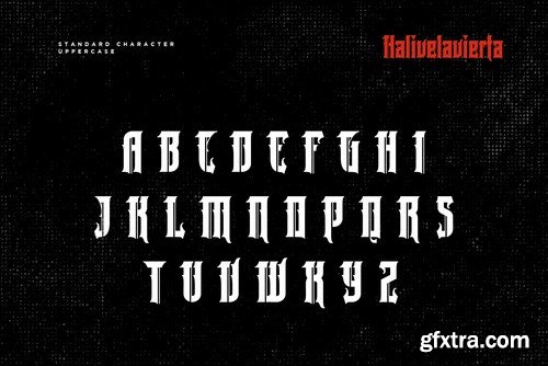 Halivelavierta Font