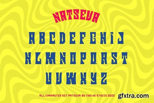 Natseva - Unique Typeface Font