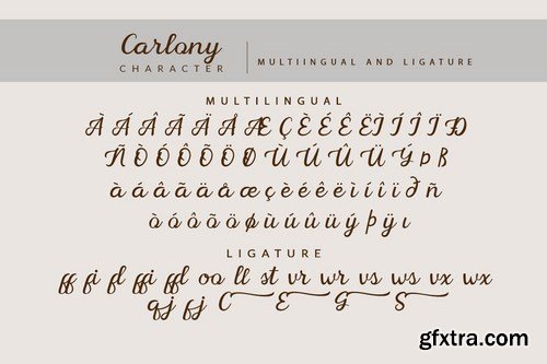 Carlony Font