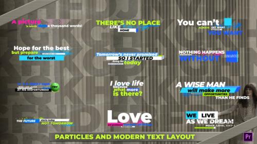 Videohive - Particles and Creative Text Layout - 36232716 - 36232716