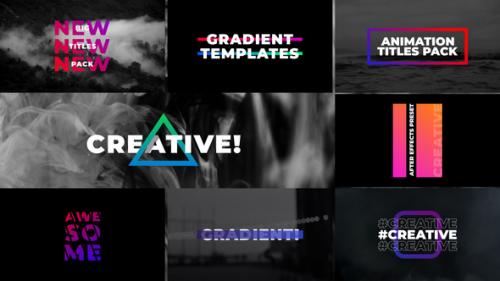 Videohive - Gradient Titles | Premiere Pro - 36272521 - 36272521