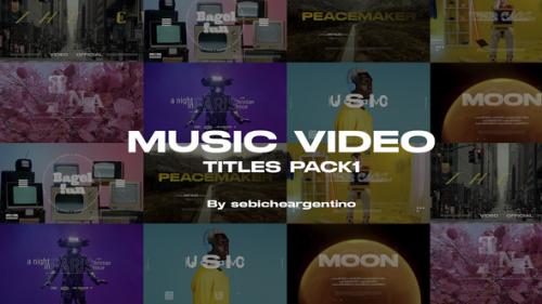 Videohive - Music Video Titles (Pack 1) - 36299786 - 36299786