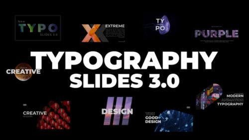 Videohive - Typography Slides 3.0 | Premiere Pro - 36308272 - 36308272