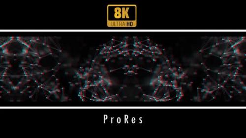 Videohive - Dark Plexus Background 8K - 35456796 - 35456796