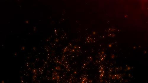 Videohive - Fire Particles Background HD - 35755690 - 35755690