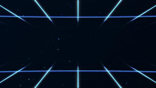 Videohive - Grid Futuristic Background 4K - 35848540 - 35848540