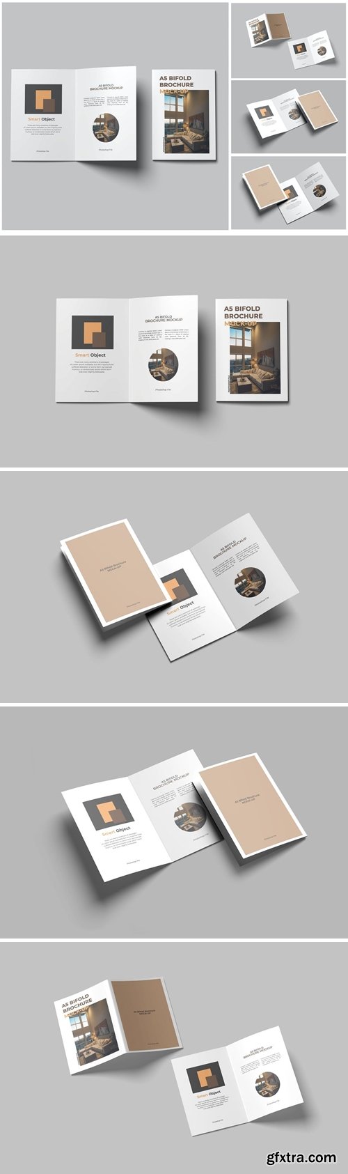 Bi-Fold Brochure Mockup