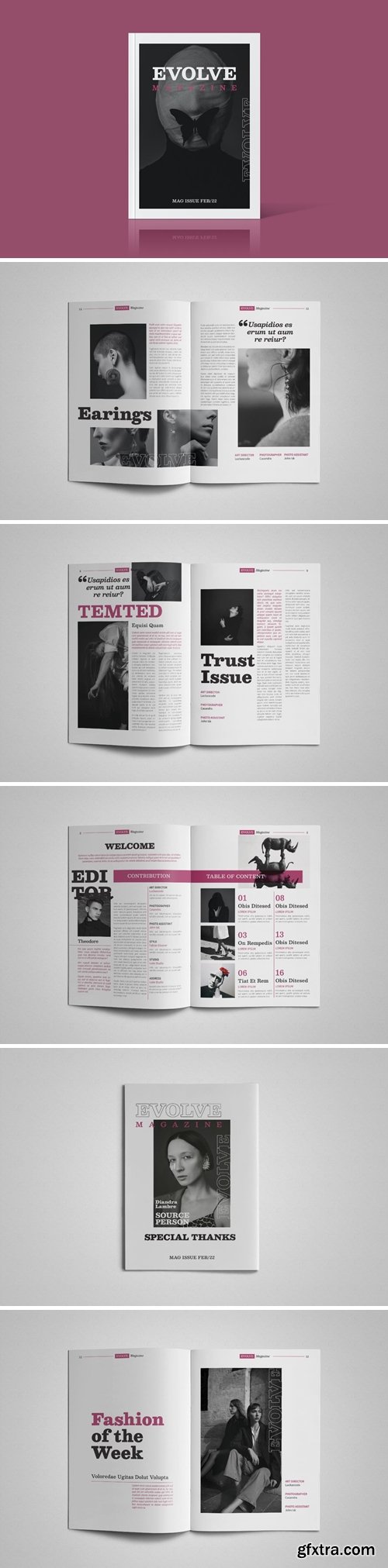 Evolve Magazine Template