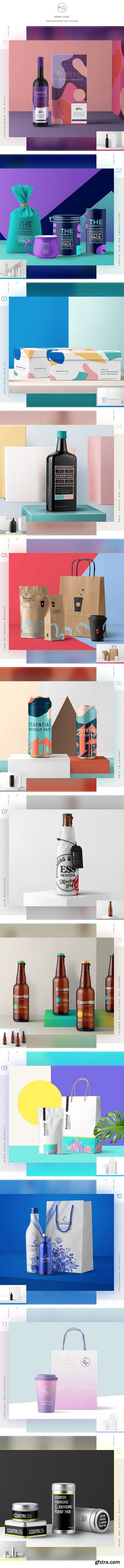 Essential Packaging Branding Mockup