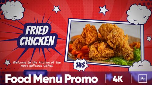 Videohive - Retro Style Food Menu Promo | MOGRT - 36299919 - 36299919