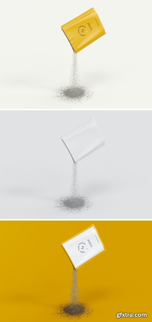 Sugar Sachet Mockup