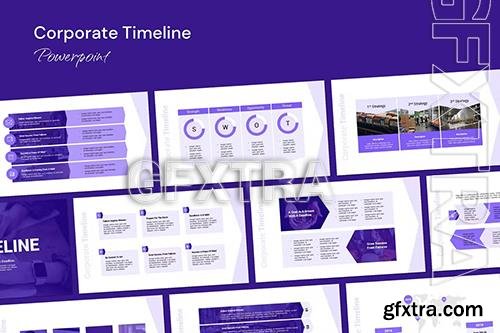 Corporate Timeline - powerpoint GJL2C68