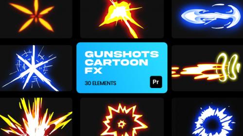 Videohive - Gunshot Cartoon FX - 36300061 - 36300061