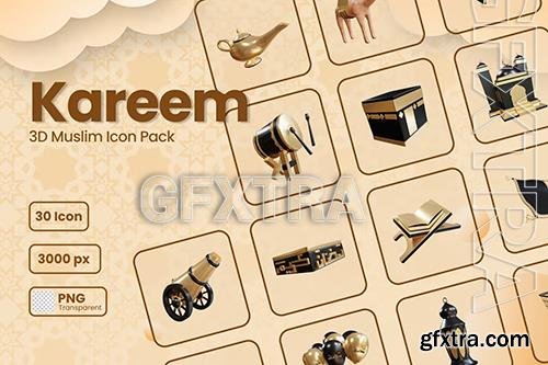 Kareem - 3d Muslim Icon Pack 8PS346R