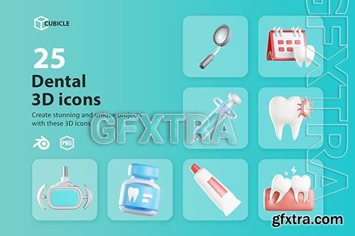 Cubicle - Dental 3D Icons FWX79YH