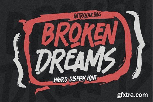 Broken Dreams - Weird Display Font